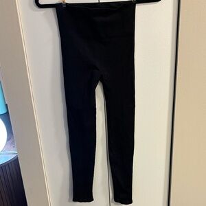 SPANX Women's Black Shapewear Leggings Ribbed